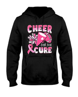 Breast Cancer Awareness Cheer For The Cure Football T-Shirt