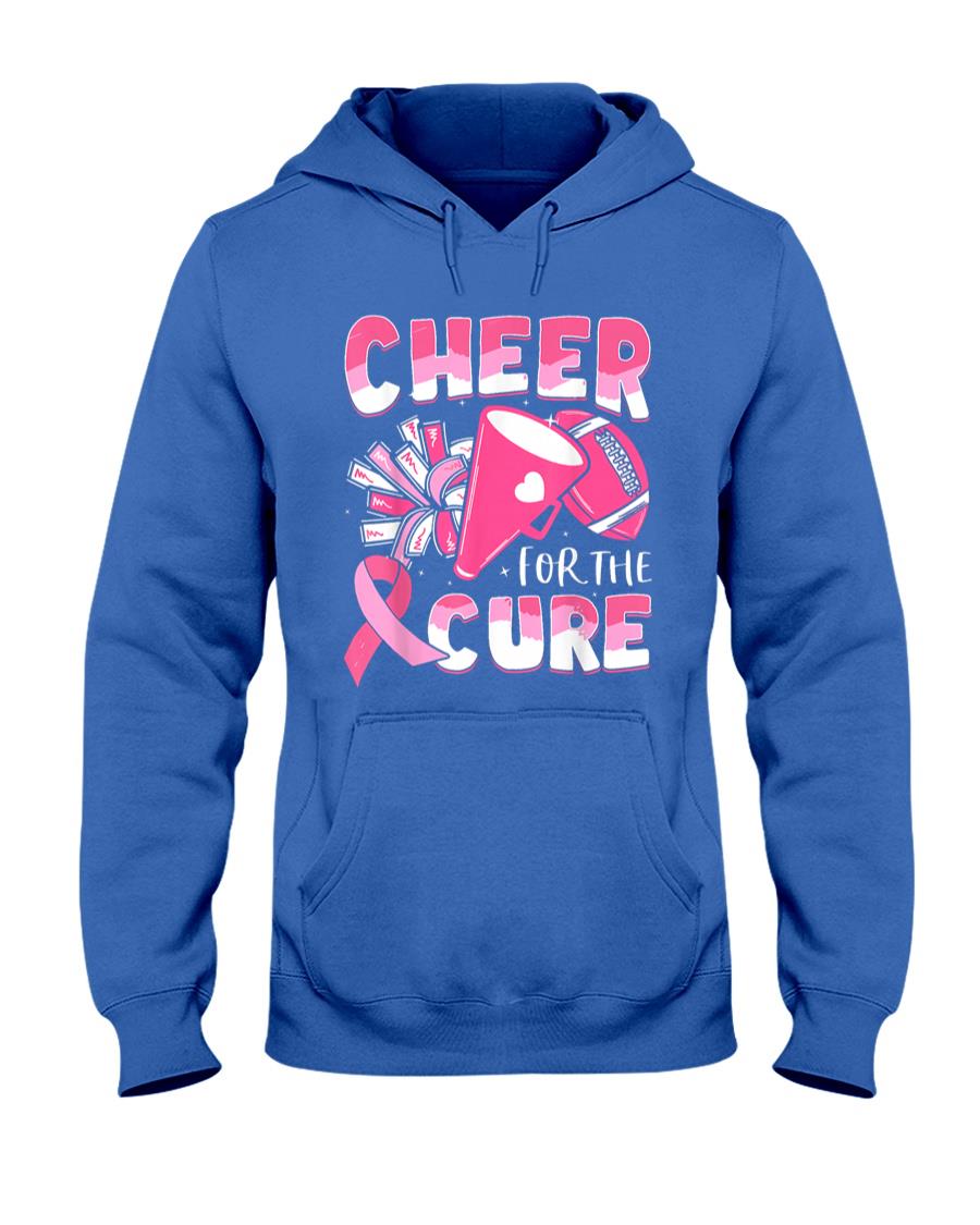 Breast Cancer Awareness Cheer For The Cure Football T-Shirt