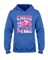 Breast Cancer Awareness Cheer For The Cure Football T-Shirt
