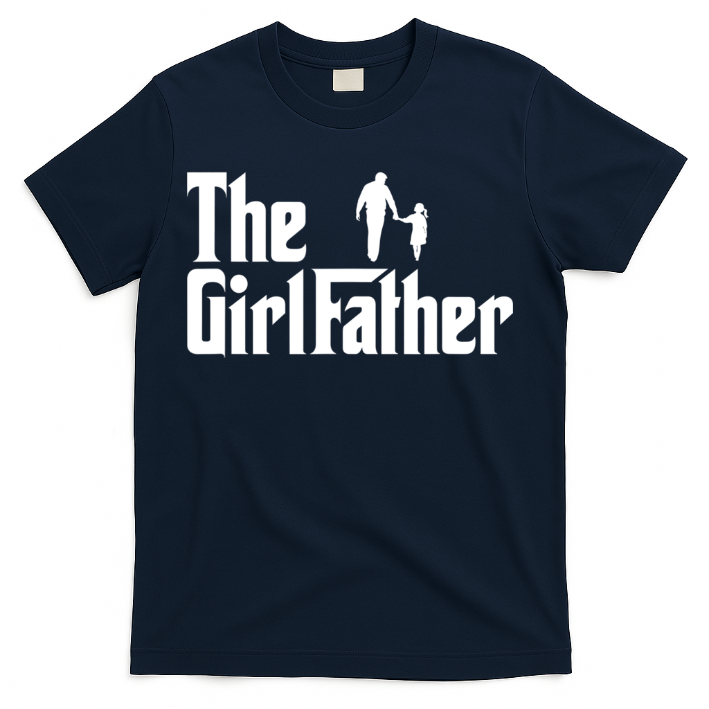 The Girl Father Funny Dad Of Girls Daddy Daughter T-Shirt
