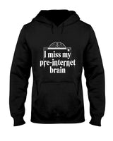 Retro Nostalgia - I Miss My Pre-Internet Brain Digital Nostalgia Retro - T-Shirt