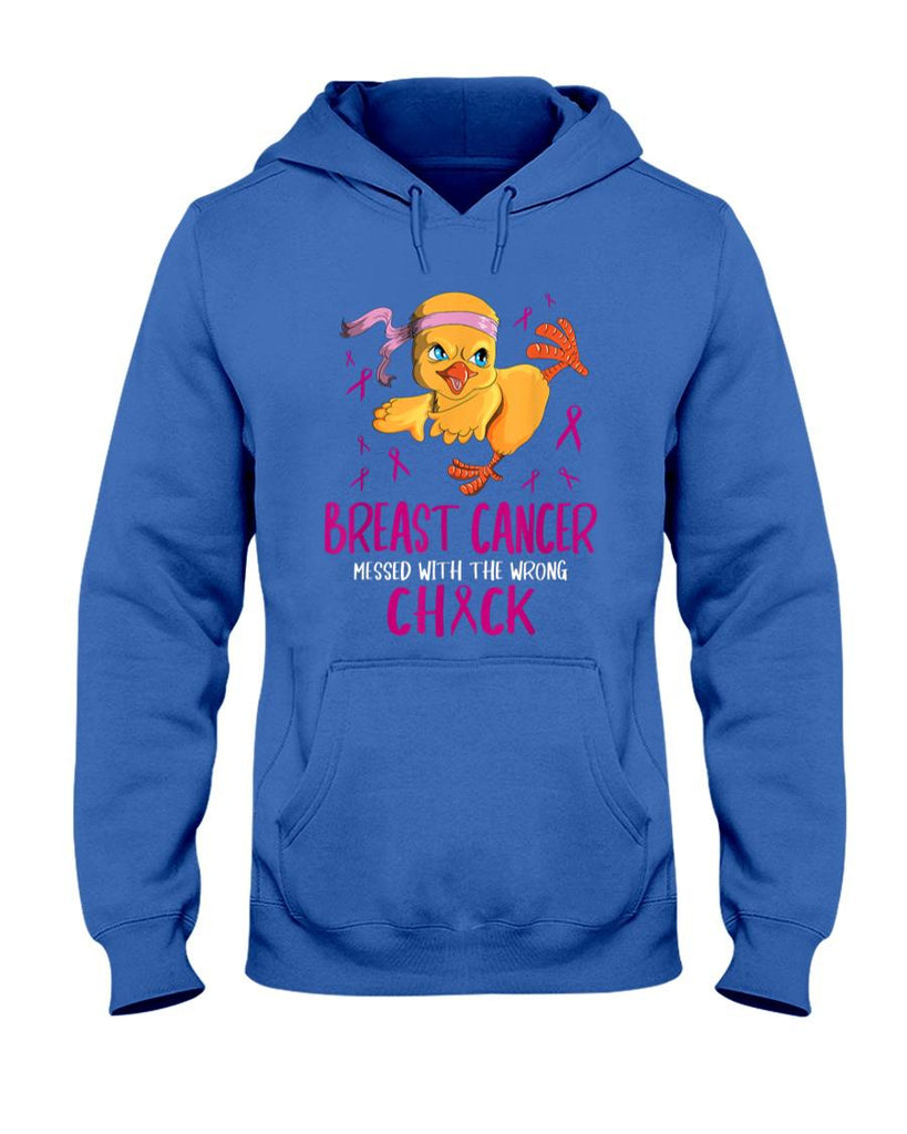 Breast Cancer Messed With The Wrong Chick Chicks Cancerous T-Shirt