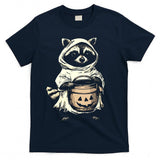 Cute Raccoon Ghost Raccoon Halloween Shirt, Pumpkin Fall Design Oversized T-Shirt