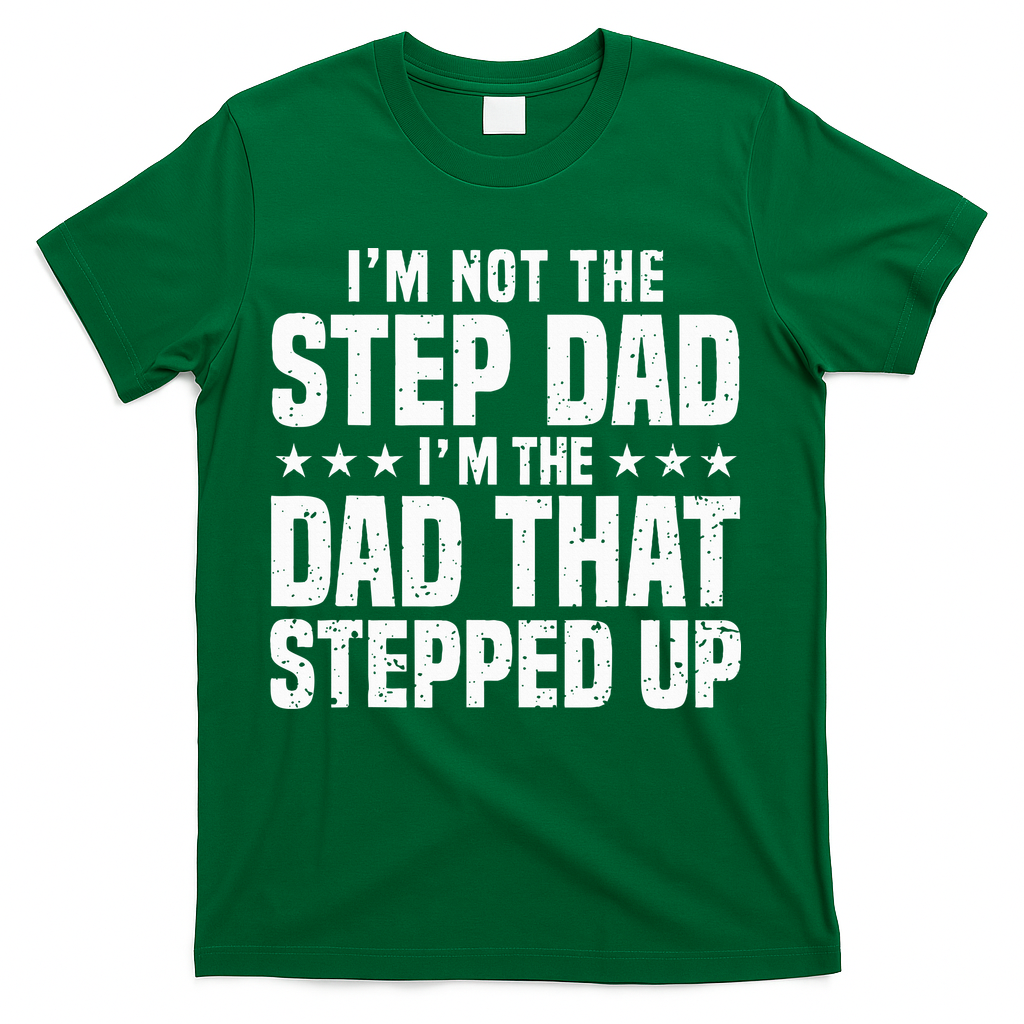 Cool Step Up Dad Father Worlds Best Stepdad Ever T-Shirt