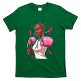 Breast Cancer Awareness African American Afro Pink Ribbon T-Shirt