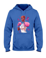 Breast Cancer Awareness African American Afro Pink Ribbon T-Shirt
