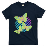 Retro Nostalgia - Psychedelic Butterfly Vaporwave Nostalgia Distressed Retro