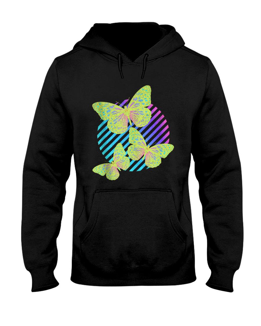 Retro Nostalgia - Psychedelic Butterfly Vaporwave Nostalgia Distressed Retro