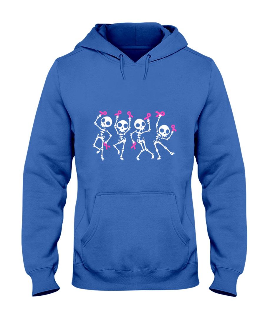 Pink Ribbon Breast Cancer Awareness Skeleton Women Men Kids T-Shirt