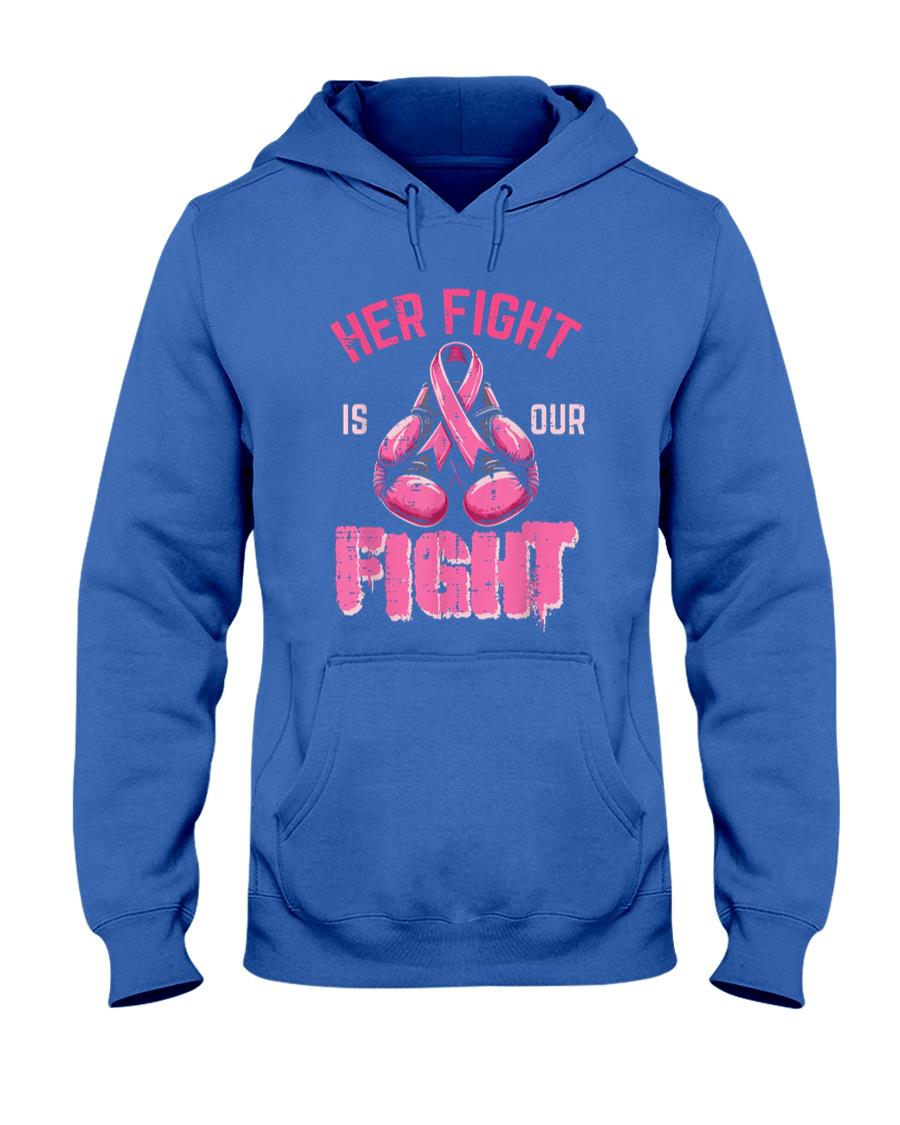 Breast Cancer Her Fight Our Fight Aware Boxing Women Men Kid T-Shirt