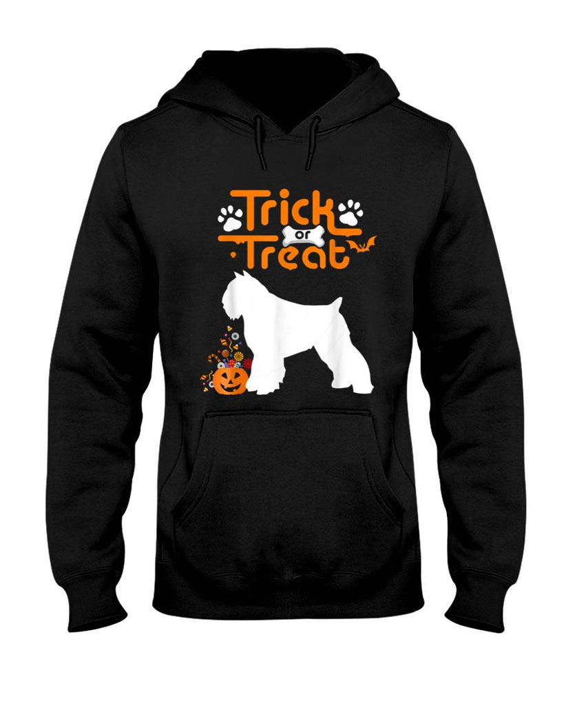 Trick Or Treat Bouvier des Flandres Dog Halloween Costume T-Shirt