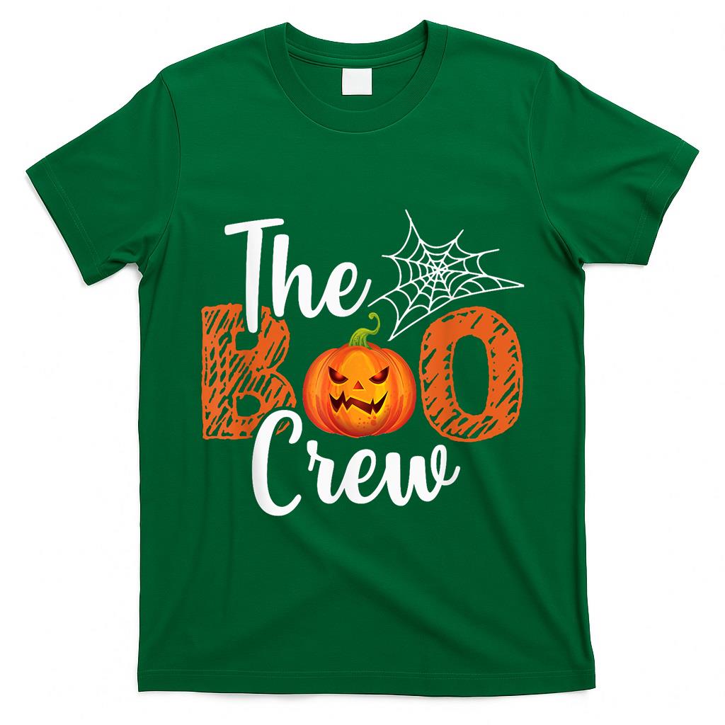Halloween Boo Crew - Halloween Trick or Treat - Boys Girls T-Shirt