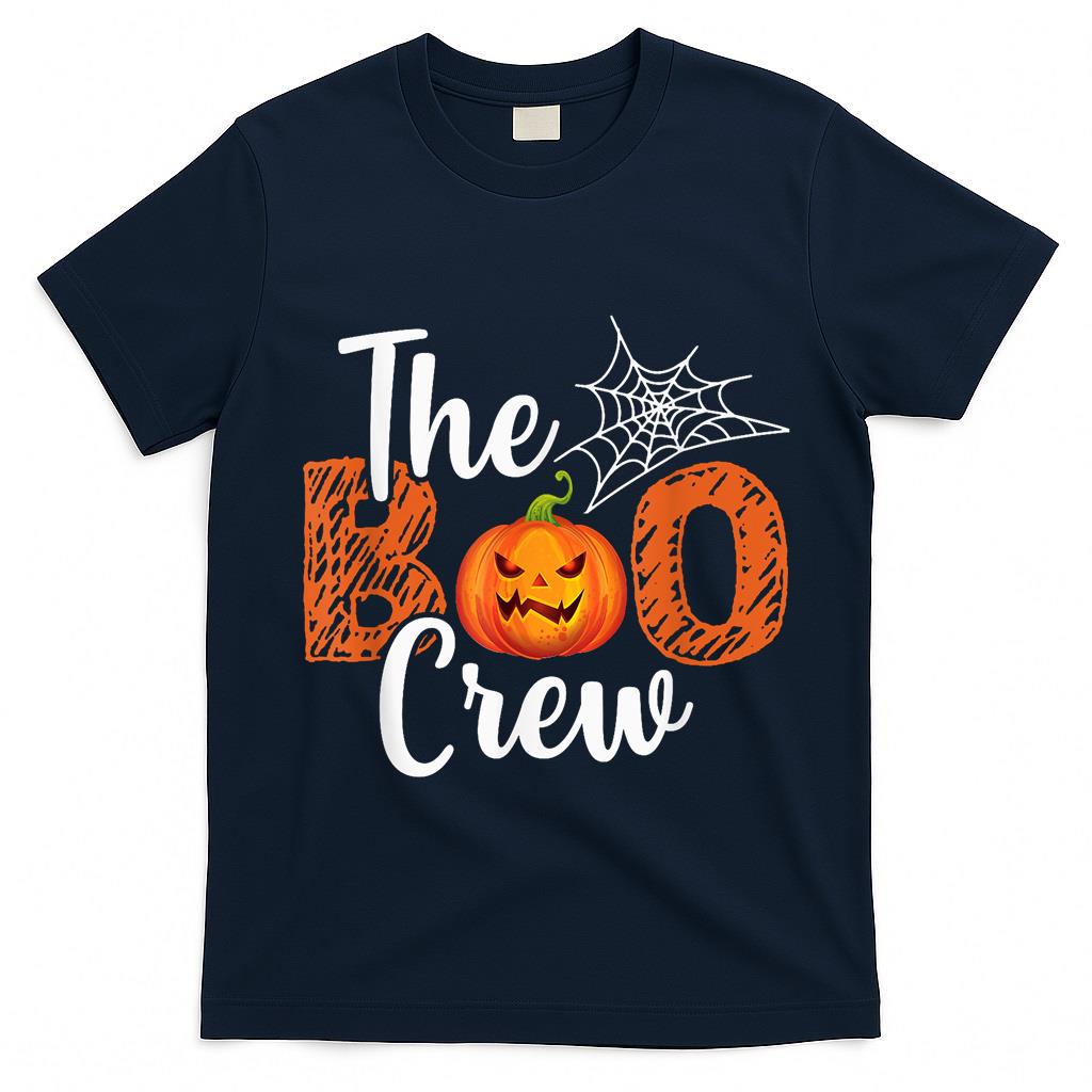 Halloween Boo Crew - Halloween Trick or Treat - Boys Girls T-Shirt