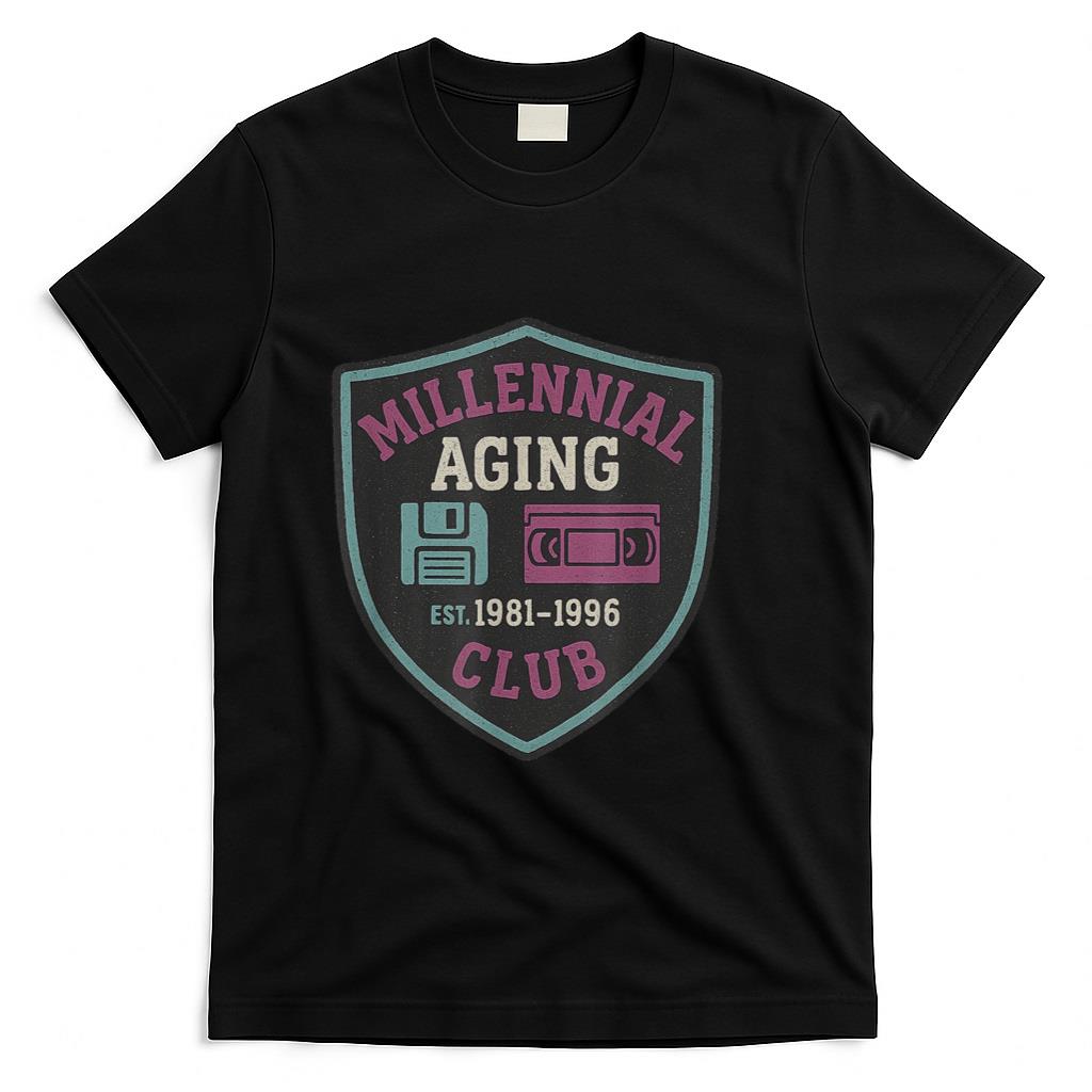 Retro Nostalgia - Retro Nostalgia Design for Millennials, Funny Aging Humor T-Shirt