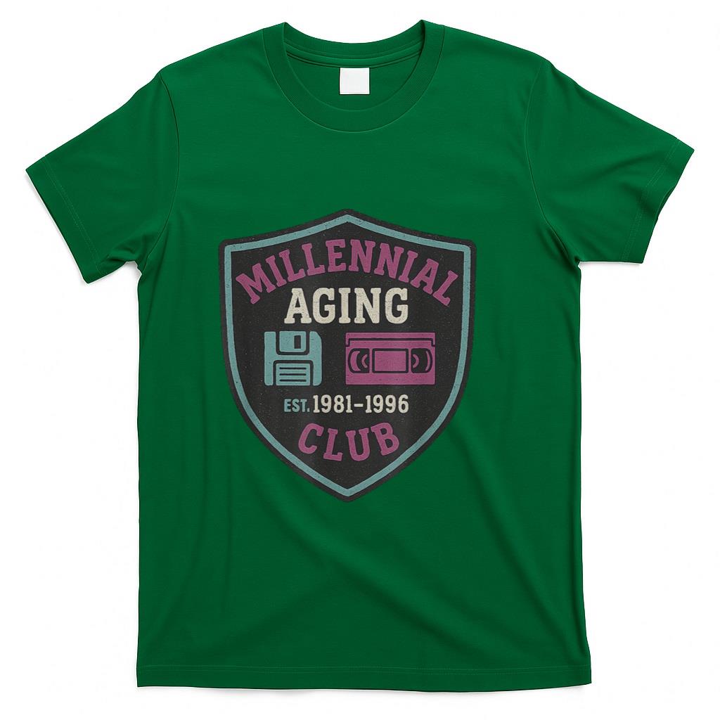 Retro Nostalgia - Retro Nostalgia Design for Millennials, Funny Aging Humor T-Shirt