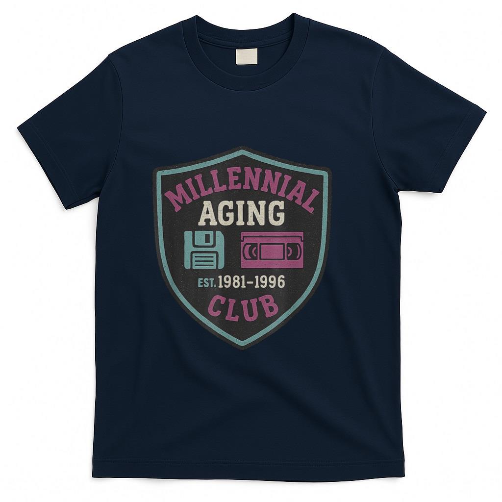 Retro Nostalgia - Retro Nostalgia Design for Millennials, Funny Aging Humor T-Shirt