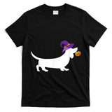 Dachshund Halloween Witch Wiener Dog Pumpkin Trick or Treat T-Shirt