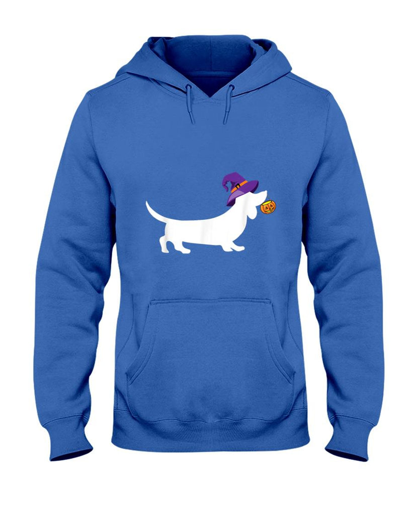 Dachshund Halloween Witch Wiener Dog Pumpkin Trick or Treat T-Shirt