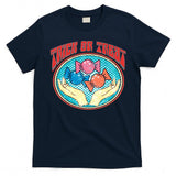 Groovy ghost spooky season Retro Halloween creep it real Classic T-Shirt