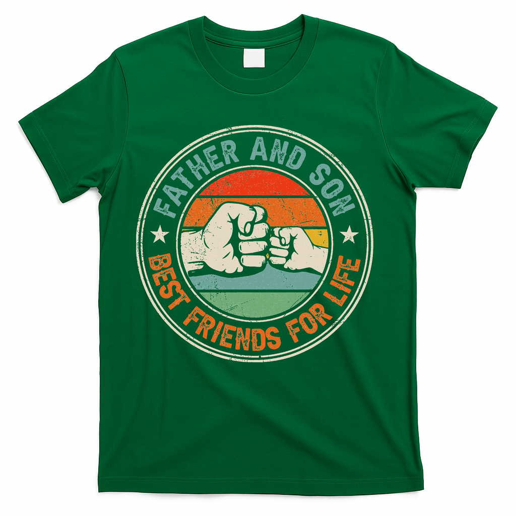 Father And Son Best Friends For Life Matching Father's Day T-Shirt