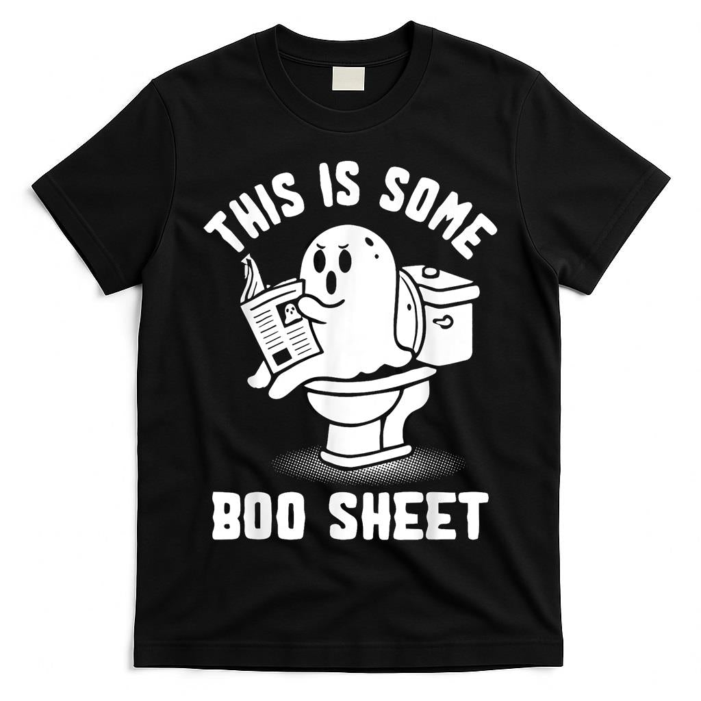 Trick Or Treat Spooky Ghost This Is Some Boo Sheet Halloween T-Shirt