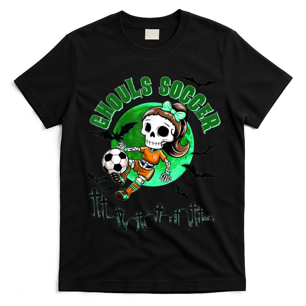Soccer Monster Halloween Ghouls Soccer Trick or Treat T-Shirt
