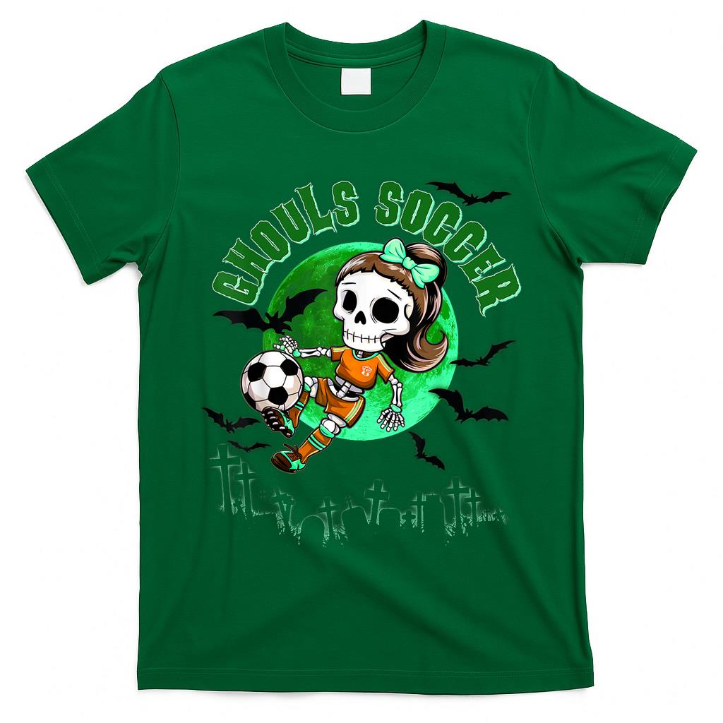 Soccer Monster Halloween Ghouls Soccer Trick or Treat T-Shirt