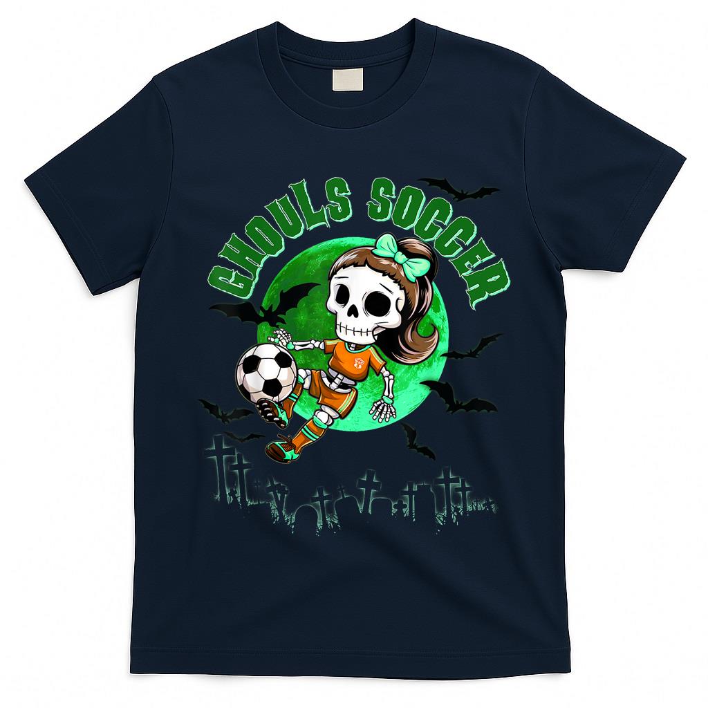 Soccer Monster Halloween Ghouls Soccer Trick or Treat T-Shirt