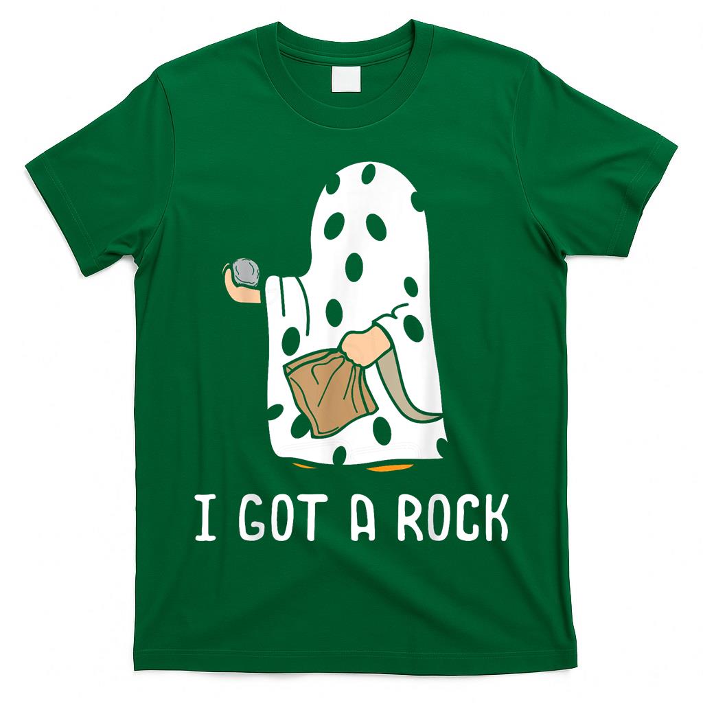 I Got A Rock Funny Halloween Trick Or Treating Ghost T-Shirt