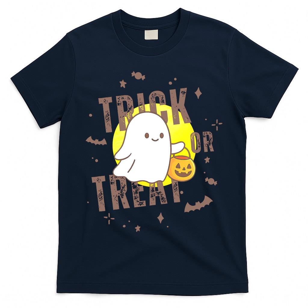 Trick or Treat – Retro Ghost Halloween Design Classic T-Shirt