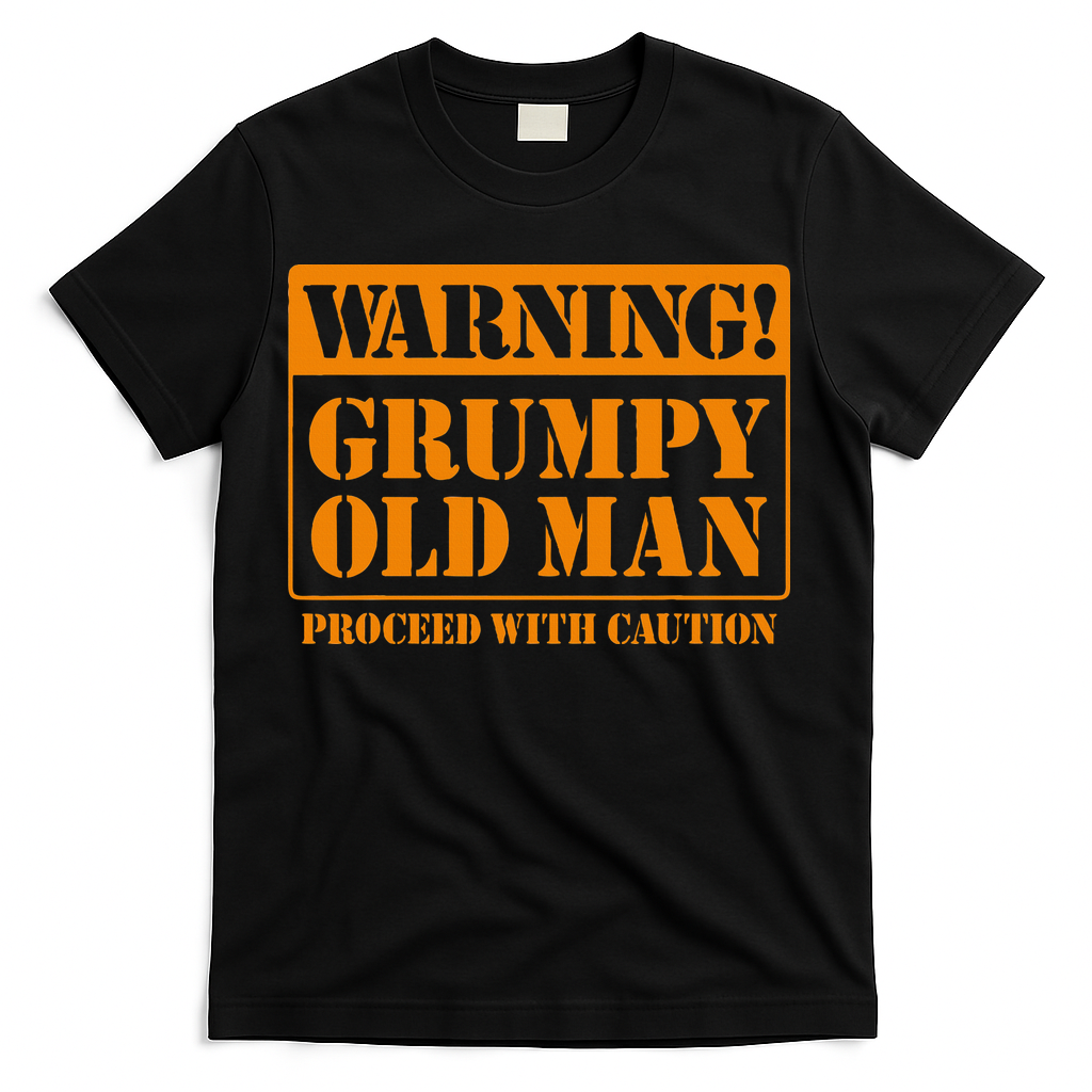 Grumpy Old Man For Grandfathers Dads T-Shirt