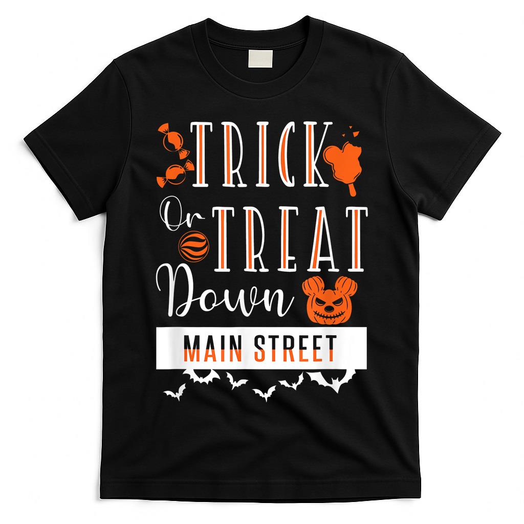 Trick or Treat Down Main Street - Halloween Gifts T-Shirt