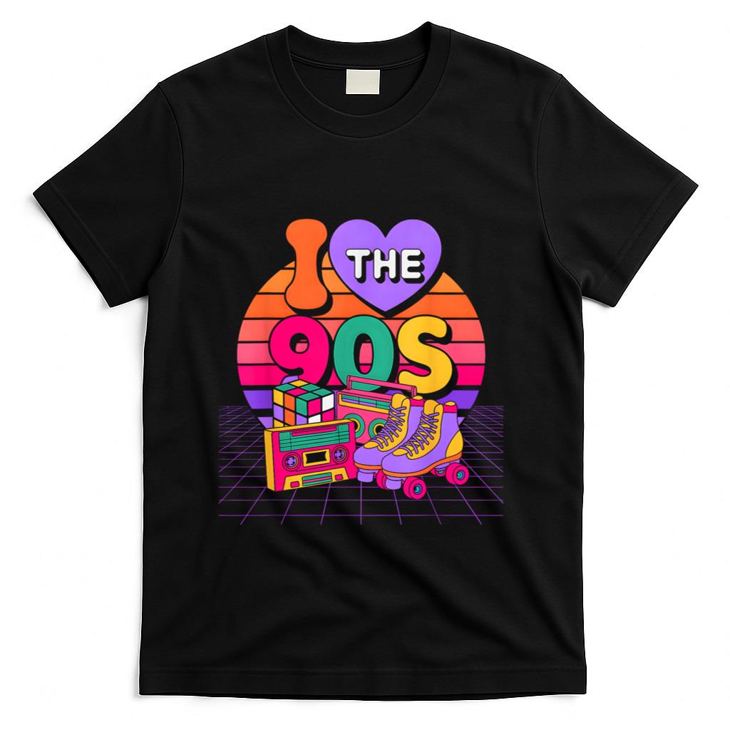 Retro Nostalgia - I Love The 90s Retro Nostalgia Cool Vibe T-Shirt