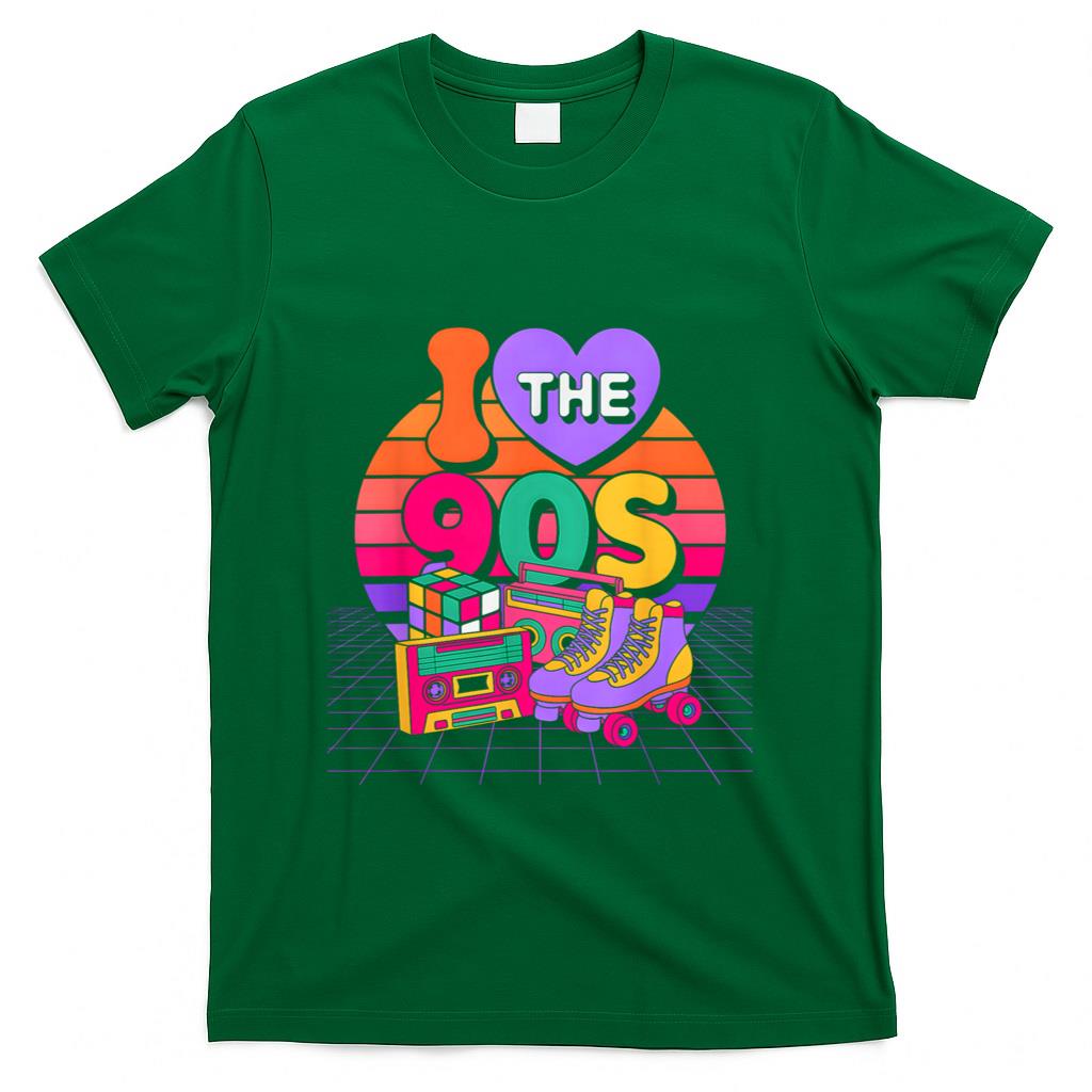 Retro Nostalgia - I Love The 90s Retro Nostalgia Cool Vibe T-Shirt