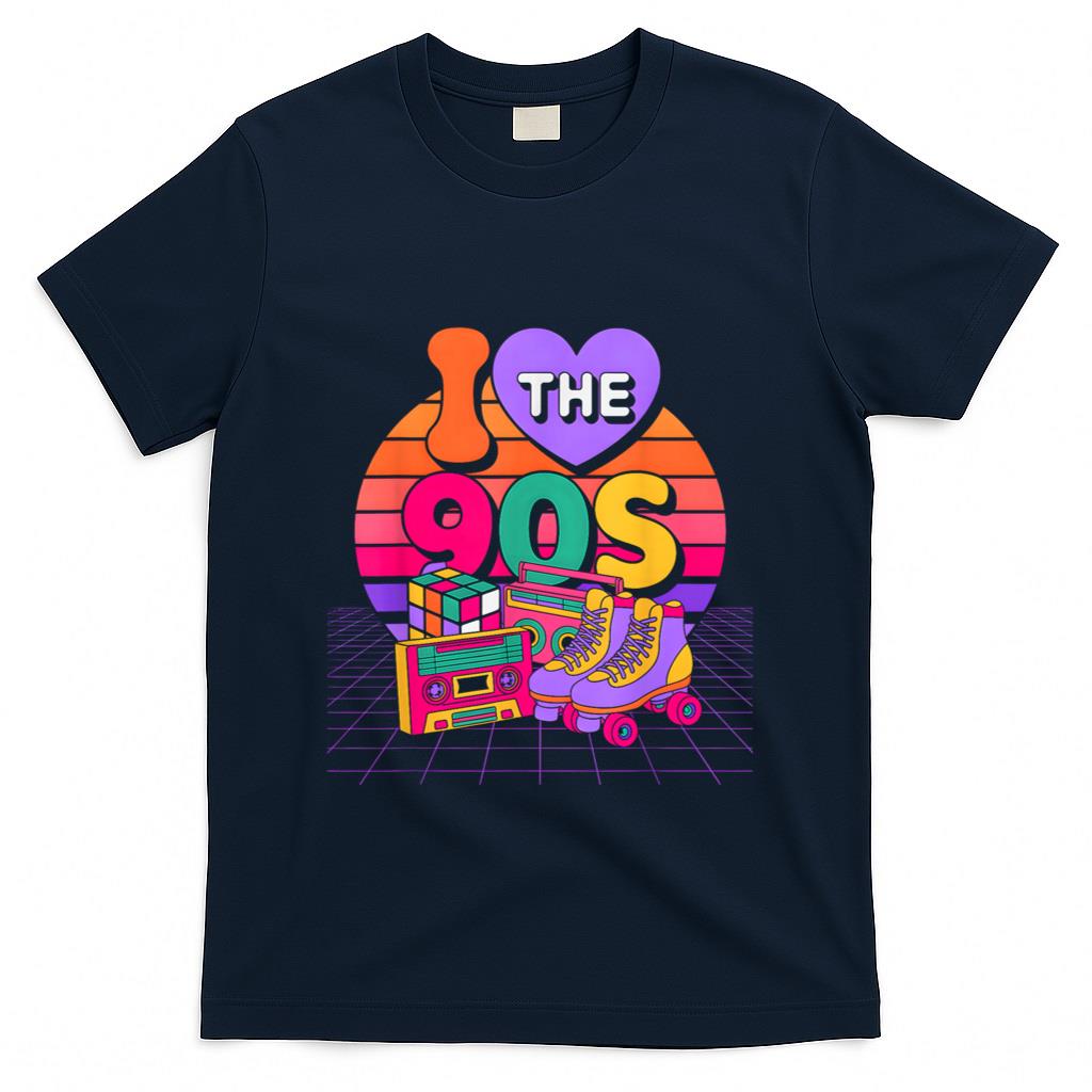 Retro Nostalgia - I Love The 90s Retro Nostalgia Cool Vibe T-Shirt