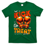 Trick Or Treat Funny Joke Kick Halloween Boxing Gloves Boxer T-Shirt