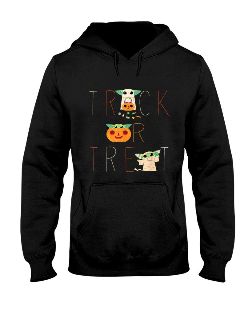Star Wars The Mandalorian Grogu Trick or Treat Halloween T-Shirt