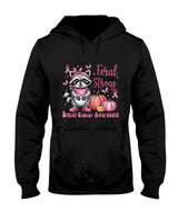 Feral and Strong Breast Cancer Awareness Raccoon Pink Ribbon T-Shirt