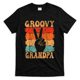 Retro Nostalgia - Groovy Grandpa 70s Aesthetic Nostalgia 1970's Retro Grandpa T-Shirt