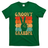 Retro Nostalgia - Groovy Grandpa 70s Aesthetic Nostalgia 1970's Retro Grandpa T-Shirt