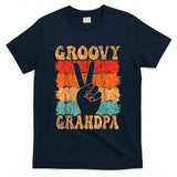 Retro Nostalgia - Groovy Grandpa 70s Aesthetic Nostalgia 1970's Retro Grandpa T-Shirt