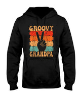 Retro Nostalgia - Groovy Grandpa 70s Aesthetic Nostalgia 1970's Retro Grandpa T-Shirt