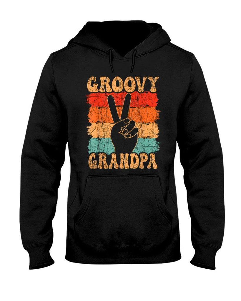 Retro Nostalgia - Groovy Grandpa 70s Aesthetic Nostalgia 1970's Retro Grandpa T-Shirt