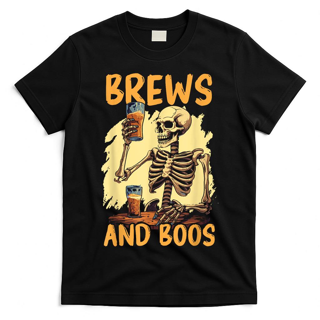 Halloween Beer Drinker Trick Or Treat Spooky Alcoholic T-Shirt