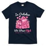 In October We Wear Pink Postal Worker Breast Cancer T-Shirt