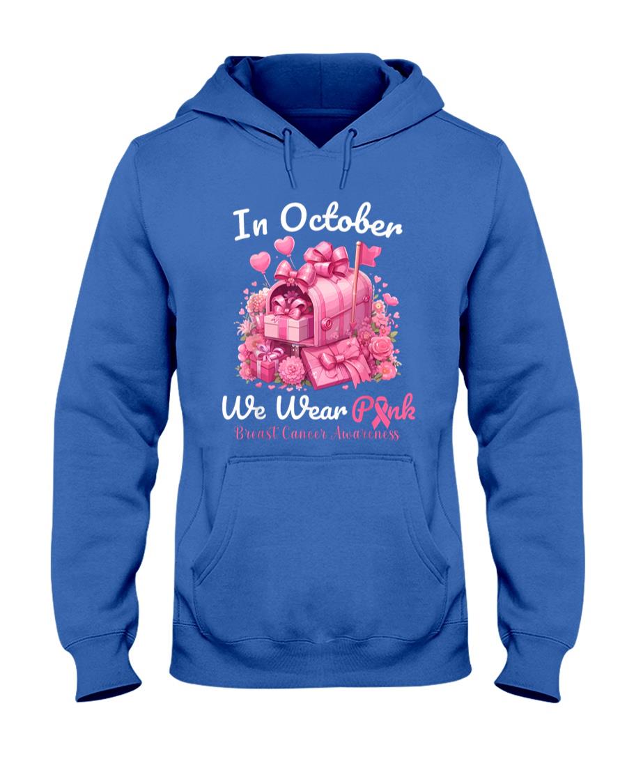 In October We Wear Pink Postal Worker Breast Cancer T-Shirt