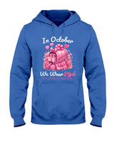 In October We Wear Pink Postal Worker Breast Cancer T-Shirt