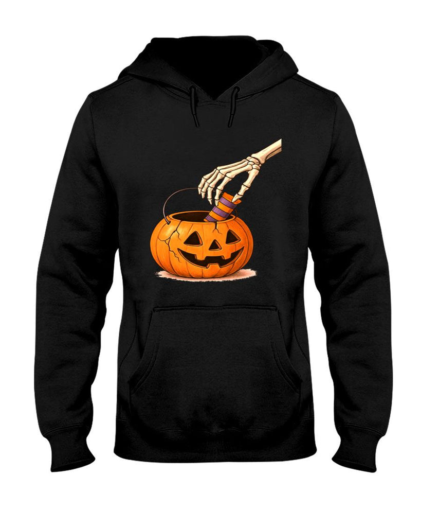 Skeleton Hand Grabbing Candy Classic T-Shirt