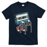 Retro Nostalgia - Funny Retro Old Cassette Tape Cartoon with Walker Nostalgia T-Shirt