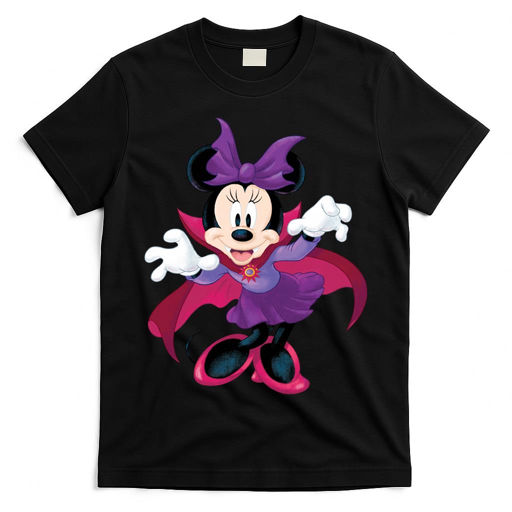 Disney Halloween Minnie Mouse Vampire Costume Trick or Treat Long Sleeve T-Shirt